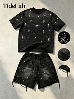 Rhinestone Star Cross 2-Piece Set
