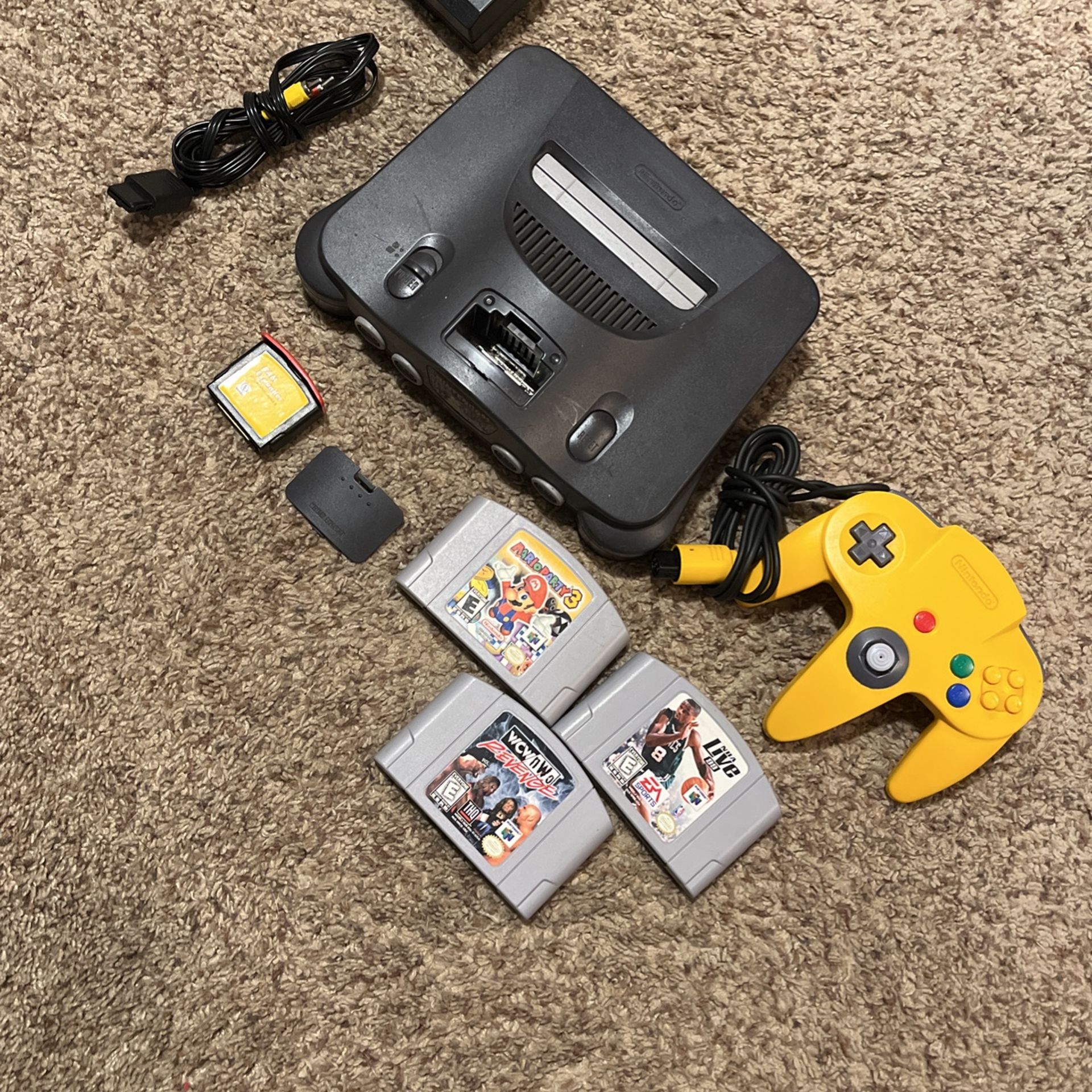 Nintendo N64 With Expansion Pak And Games