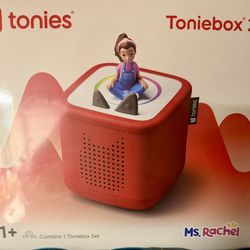 Tonies Toniebox 2 Audio Player Bundle  with Ms. Rachel And 7 Characters