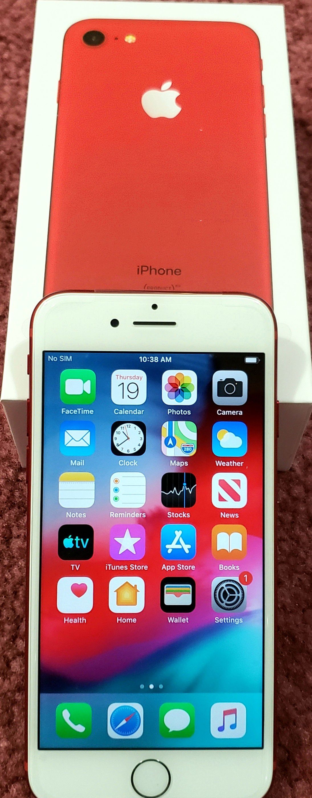 iPhone 7 128GB, Red, Factory Unlocked, Excellent Condition!