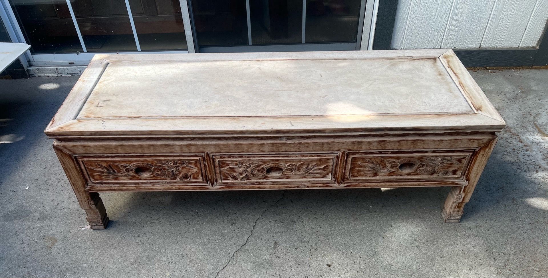 Vintage Rustic Chinese Coffee Table