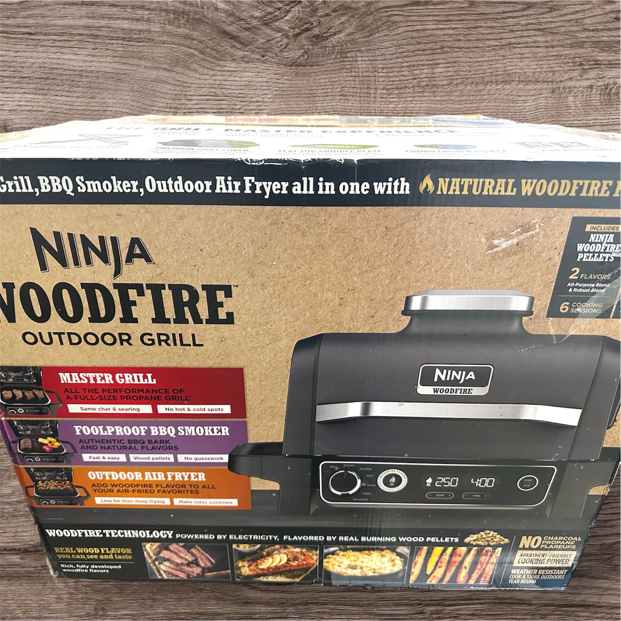 Ninja Woodfire Grill And Smoker 7 in 1