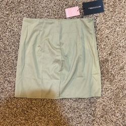 Green Mini Skirt