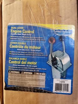  Marpac Dual Lever Engine Control