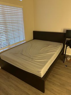 IKEA Malm Queen Bedframe + Optional Mattress