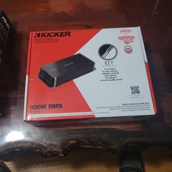 Kicker Key500.1 Amplifier New