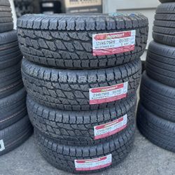 LT245/75/16 Landspider All Terrain Tires EACH TIRE $120/ CADA LLANTA- INSTALLED AND BALANCED 