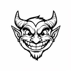 Demon, Happy Face Decal
