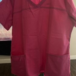 Pink Women’s Scrub Top