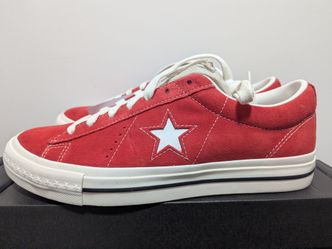 Converse One Star 95 Ox Red Vintage White Men's Size 10 A14712C Low Top New
