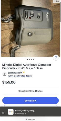 MINOLTA Auto Focus 10x25 Binoculars Zoom Lens for Sale in