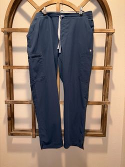 FIGS Technical Collection Yola Skinny Scrub Pants Navy Blue