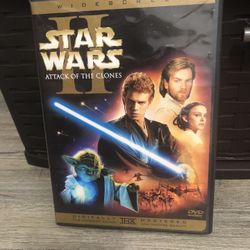 Star Wars Attack Of The Clones DVD 