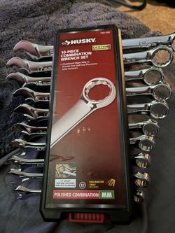 Husky 10-Piece Metric Combination Wrenchs Set