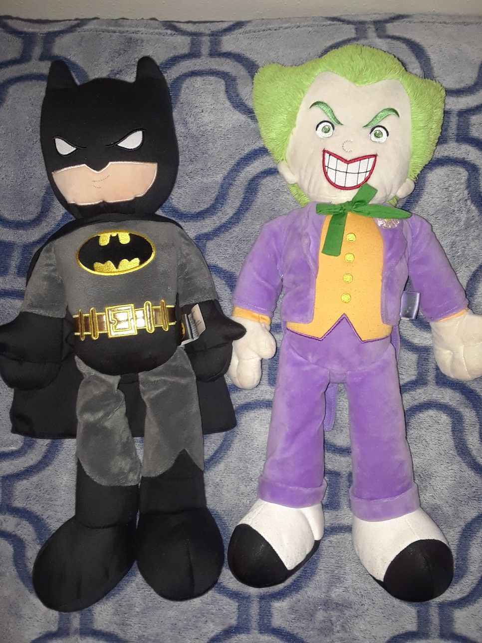 Batman and The Joker 21" stuffed plush