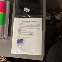 White And black Heat Transfer Vinyl 