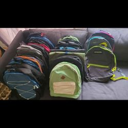 Backpacks. School supplies inside included (Vary)