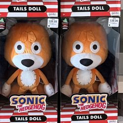 Jakks Pacific Sonic the Hedgehog Tails Doll Plush 2026 GameStop Exclusive