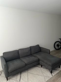 Couch with Ottoman