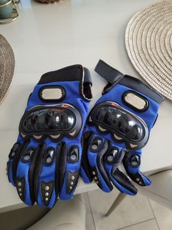 Guantes para motociclista