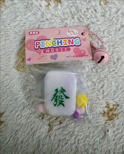 Mahjong Taba Tile Squishy Stress Relief Fidget Squeeze Toy