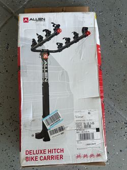 NEW- Allen Sports Deluxe 4 bike hitch rack