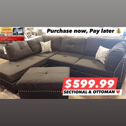 Sectional & Ottoman 