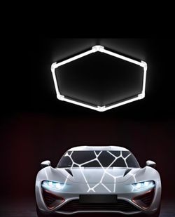 1 hexagon garage ceiling light brand new