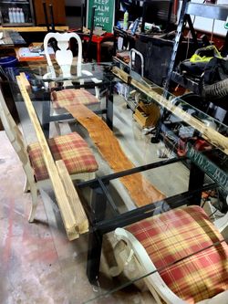 Custom glass / slab table
