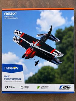 E-flite UMX P3 Revolution RC Airplane