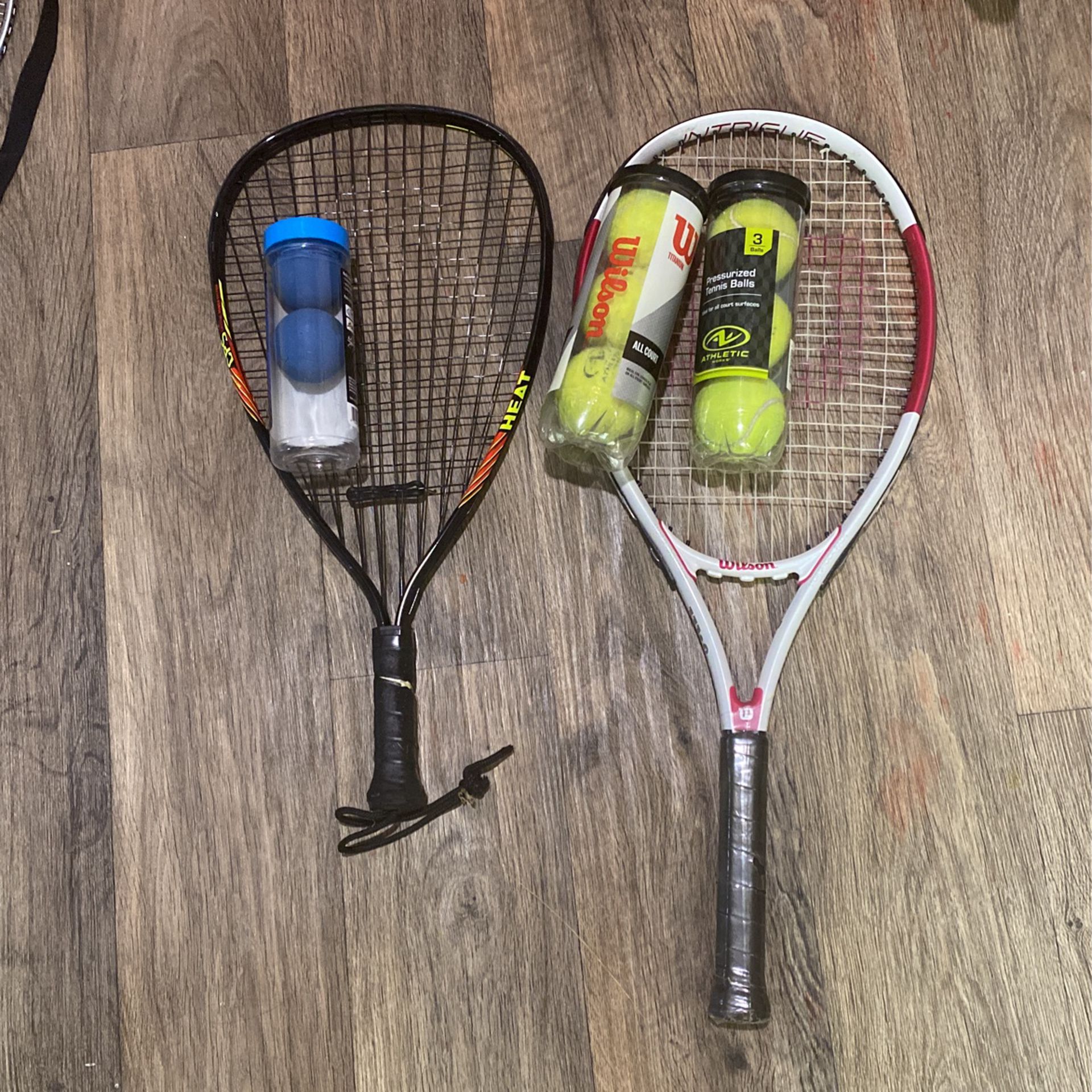 Squash And Tennis Racket 