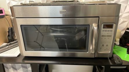 Title: Maytag Stainless Steel Over-the-Range Microwave - Excellent
