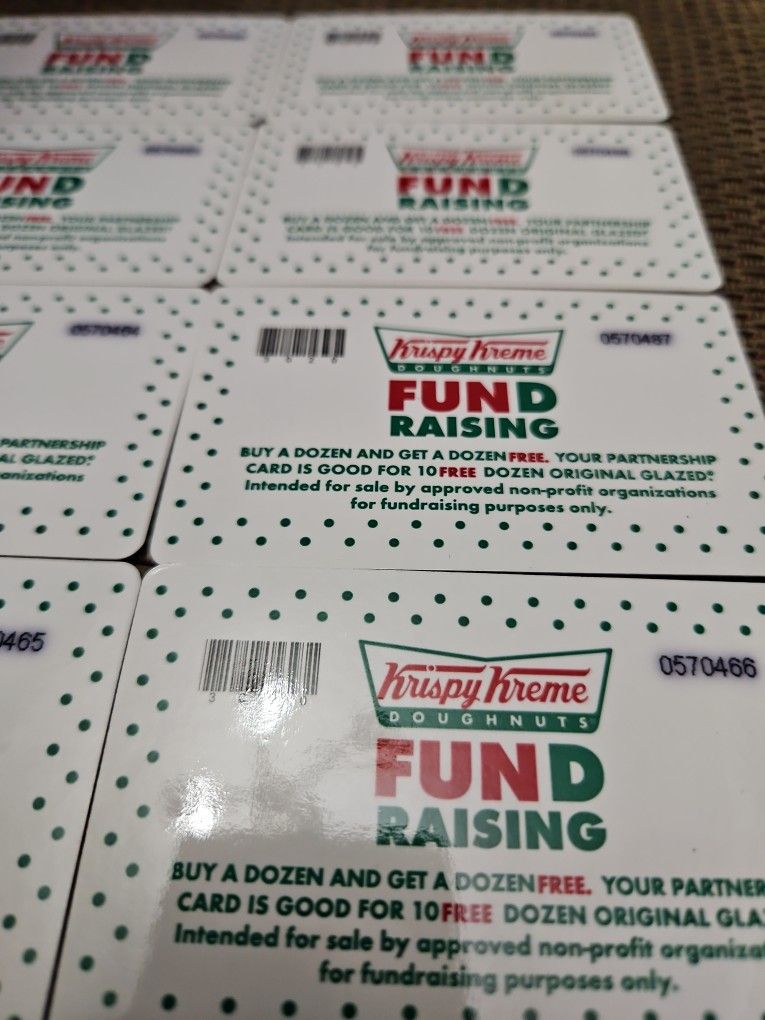 Krispy Kreme Fundraising BOGO Cards