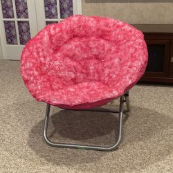 Round Fuzzy Chair 