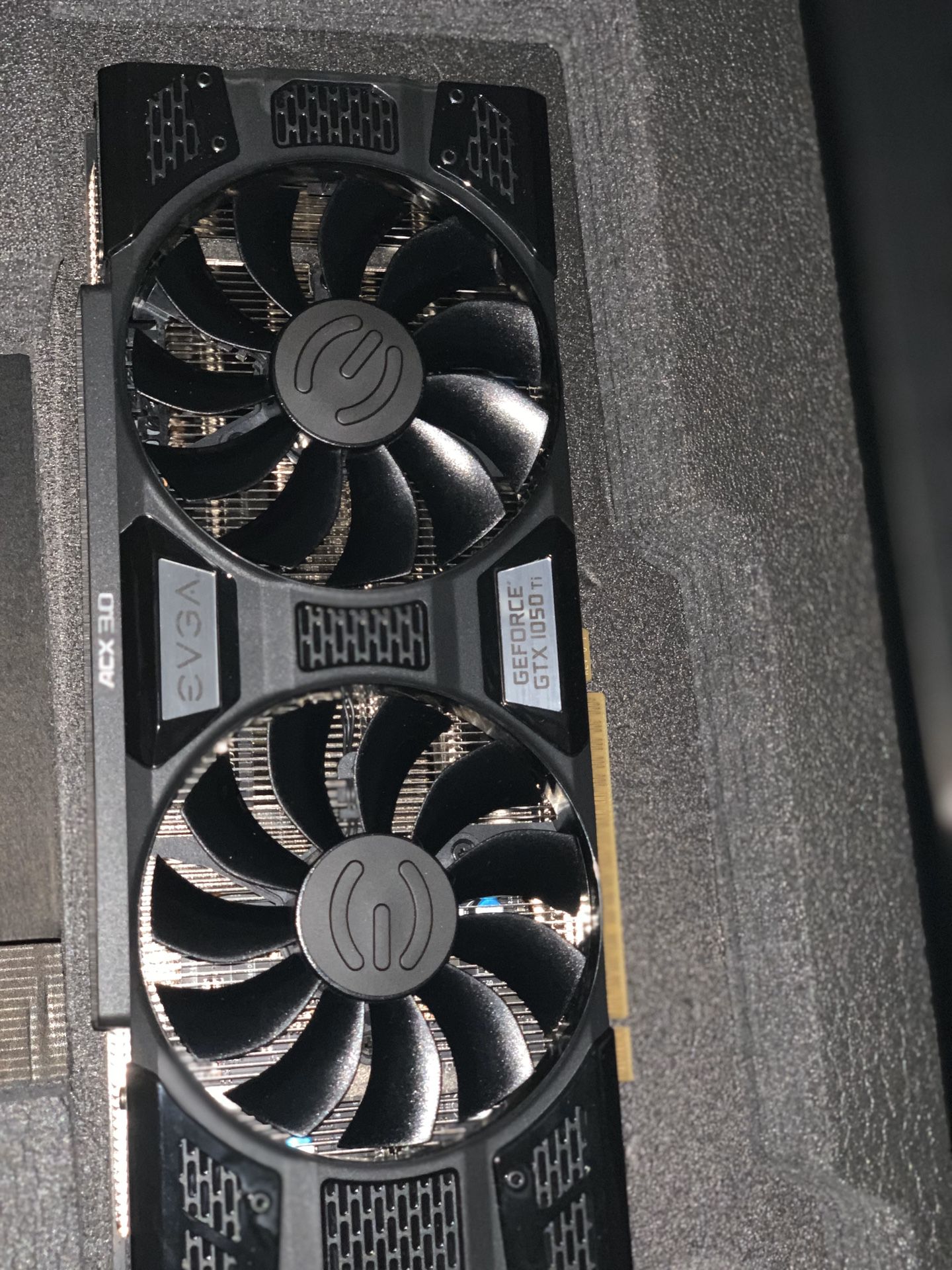 GTX 1050ti graphic card opened never used.