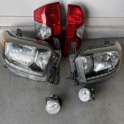 14-21 Toyota Tundra Headlights, Fog & Tail Lights- $140