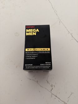 GNC Mega Men Multivitamin — 180 Caplets — New — $35