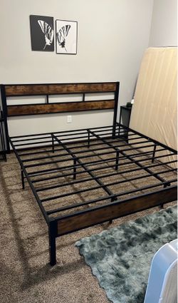 King bed frame
