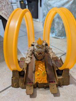 The Hot Wheels Mario Kart Bowser's Castle Chaos track