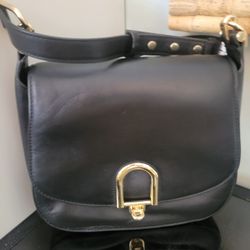 Michael Kors Delfina Leather Saddle Bag