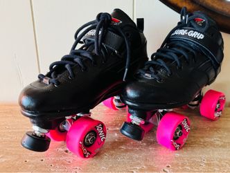 Sure-Grip Roller Skates Men’s Size 7 Black Rebel, $239