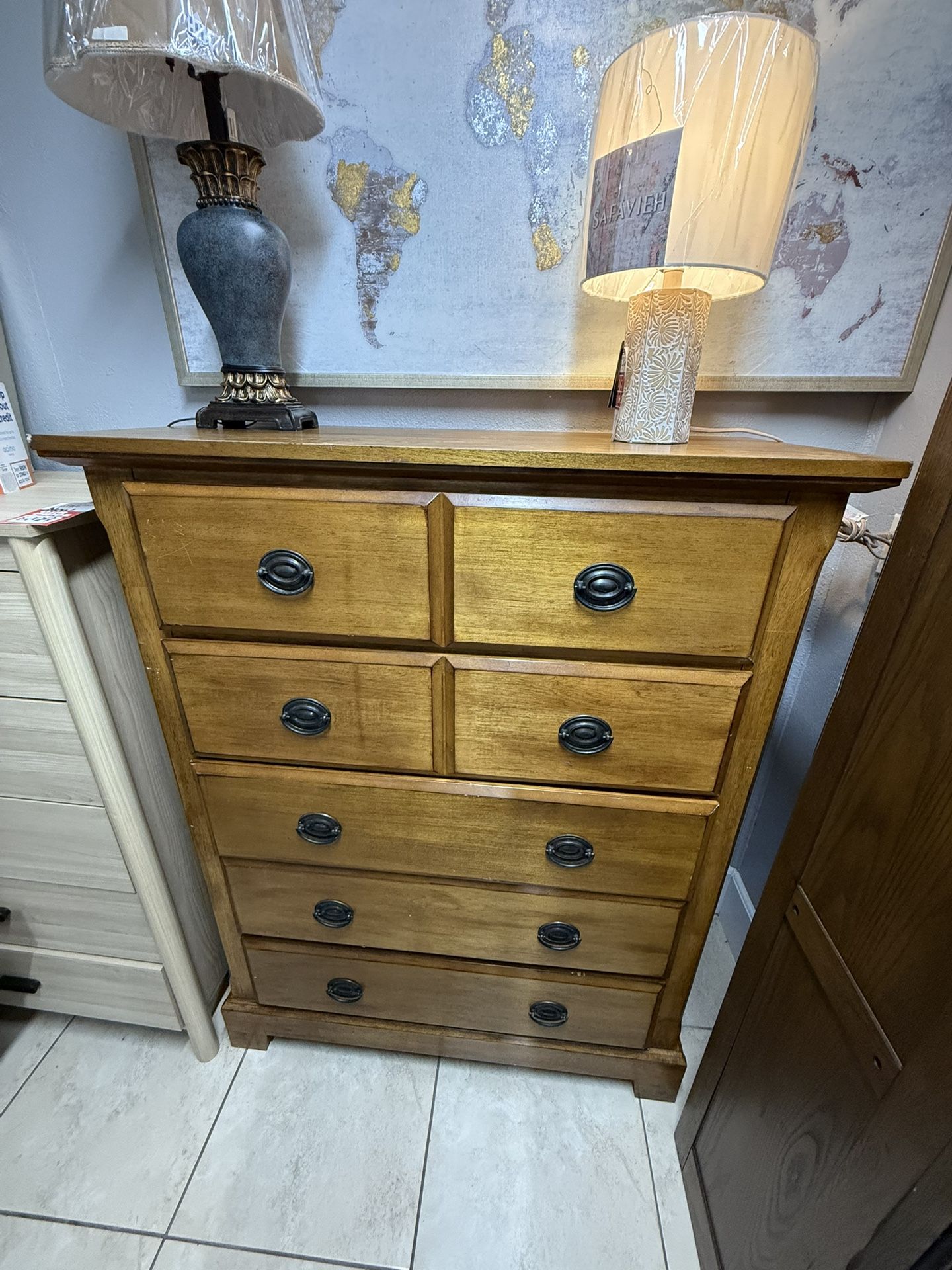 Brown Chest/ Dresser (real Wood, Deep Drawers!)