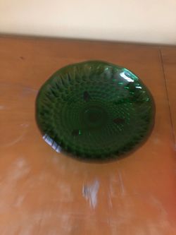 Green depression glass