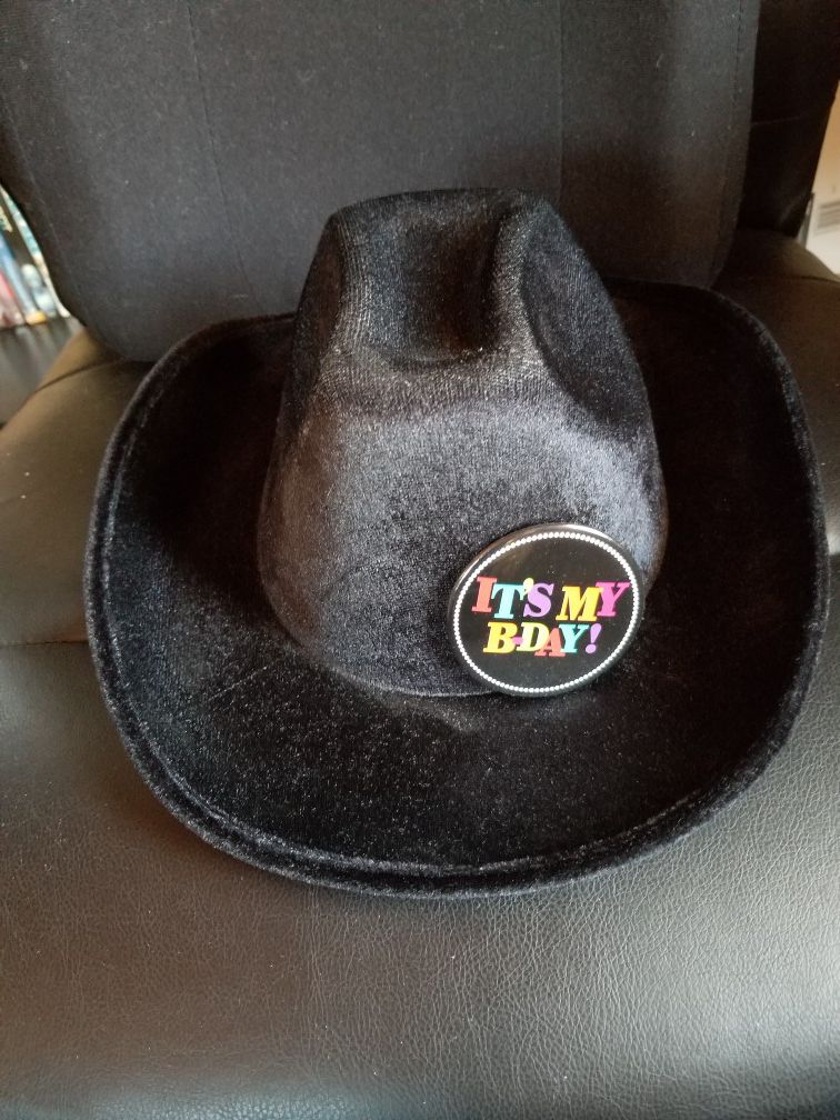 Cowboy Birthday Hat