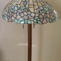 Tiffany Style Stained Glass Standing Floor Lamp