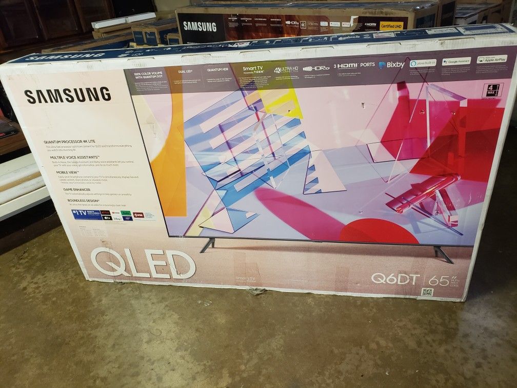 Tv Samsung 65", Q60T, 4k, 2020 Model, HDR, Excellent