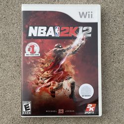 NBA 2K12 NINTENDO WII GAME