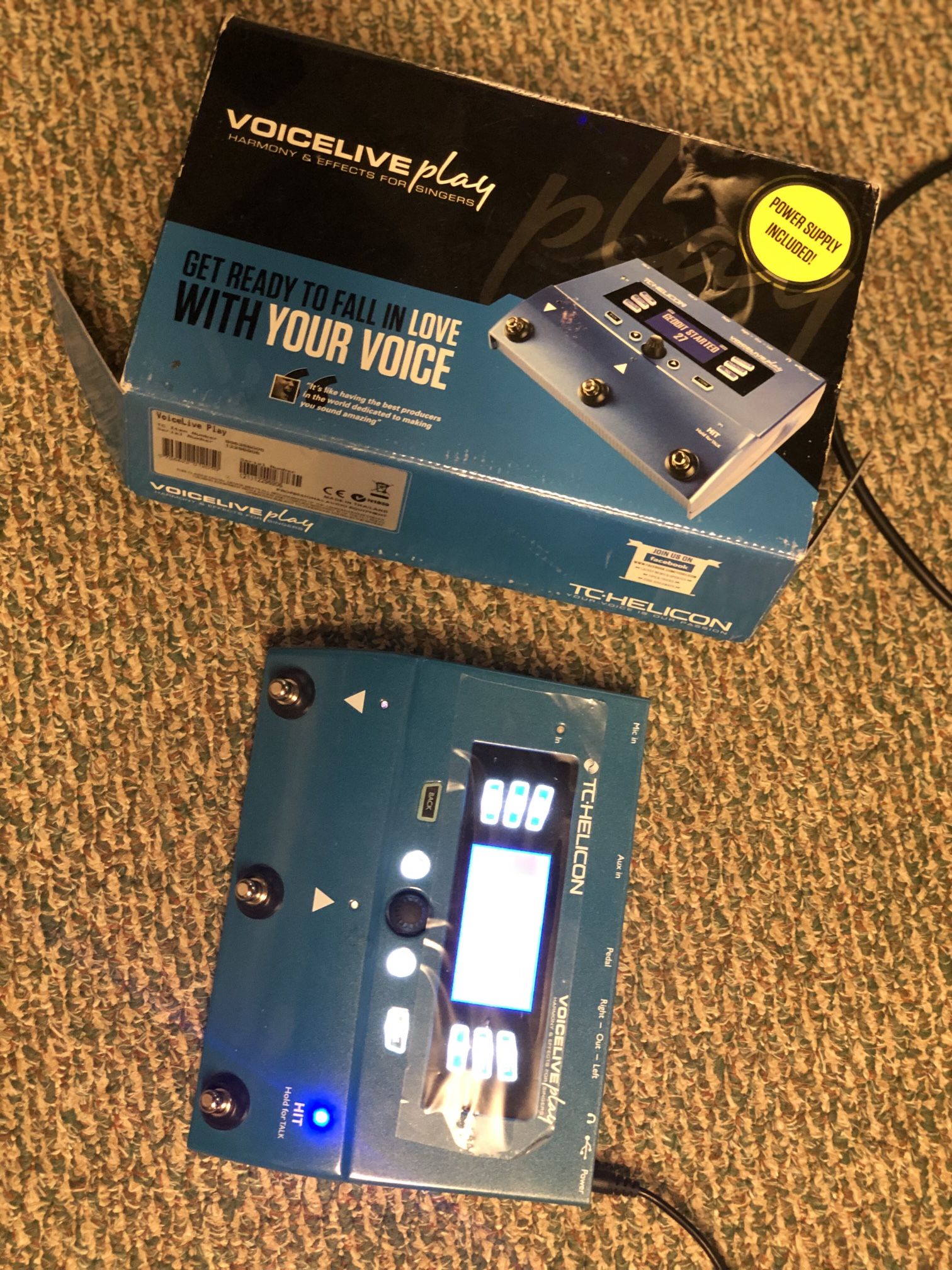 Tc Helicon voicelive play Vocal Effect Pedal