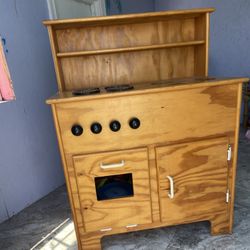 Wooden Play Kitchen 