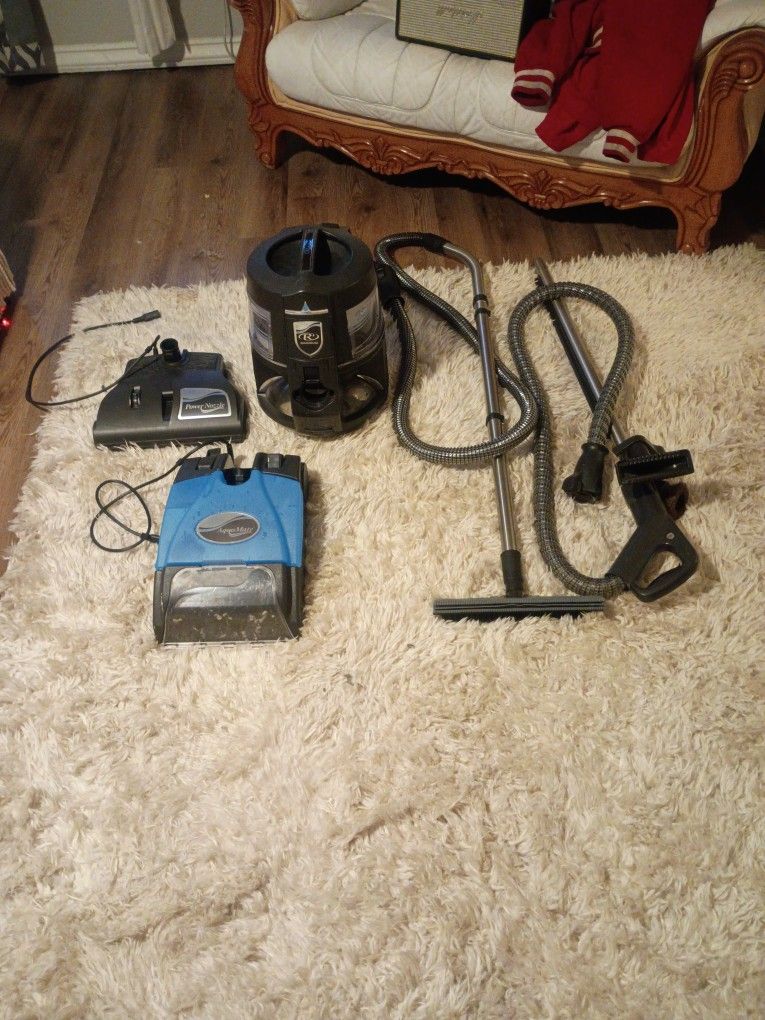 A Rainbow Carpet Washer And Vacuum Two In One
